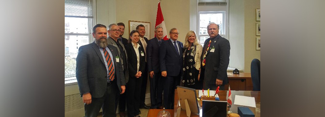 Members of the AgGrowth Coalition with Minister MacAulay.