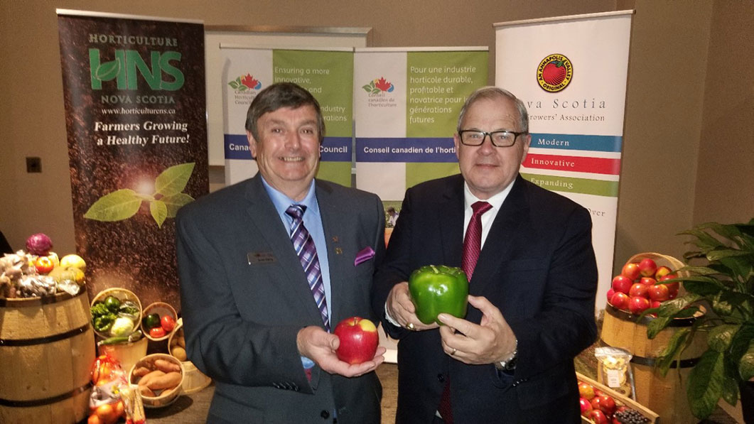 AAFC announces a federal investment of up to $11.5 million to the Horticulture Cluster under the Canadian Agricultural Partnership